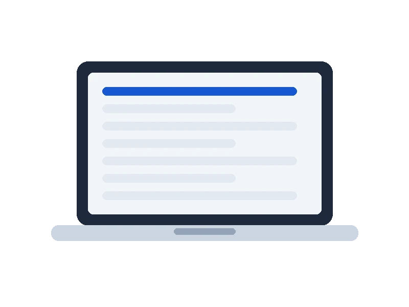 Illustration of a laptop - sell your used MacBook