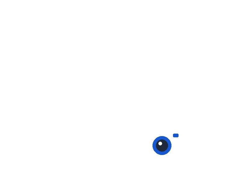 Illustration of the Bangkok skyline inside a camera viewfinder